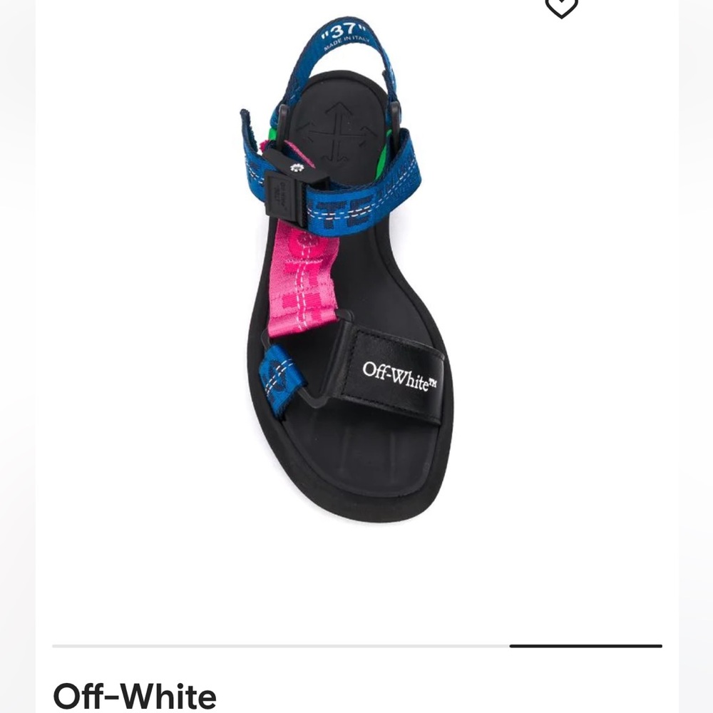 Off-White Multicolor Sandals - image 2